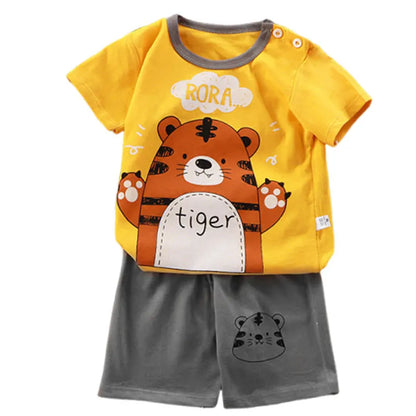 Conjunto Bebê Verão Algodão Premium – Leve e Confortável