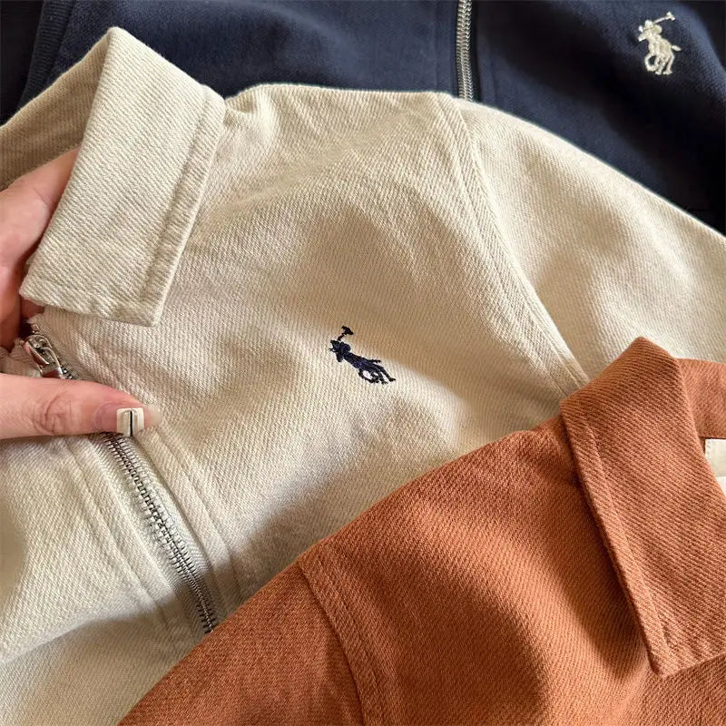 Jaqueta Bebê Premium em Algodão – Proteção Leve com Bordado Delicado