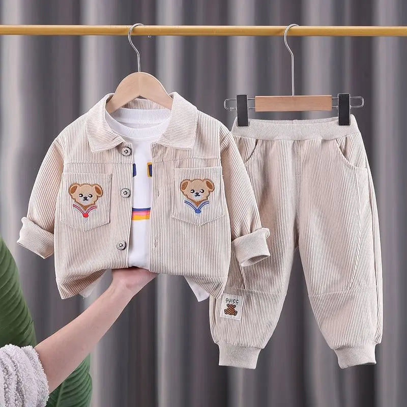 Conjunto Bebê Jaqueta e Calça Premium – Estilo Moderno e Confortável