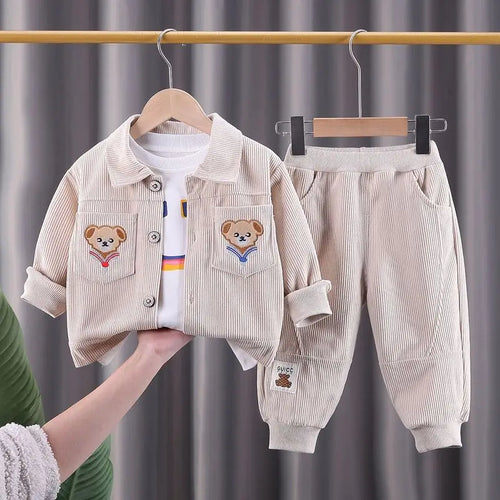 Conjunto Bebê Jaqueta e Calça Premium – Estilo Moderno e Confortável