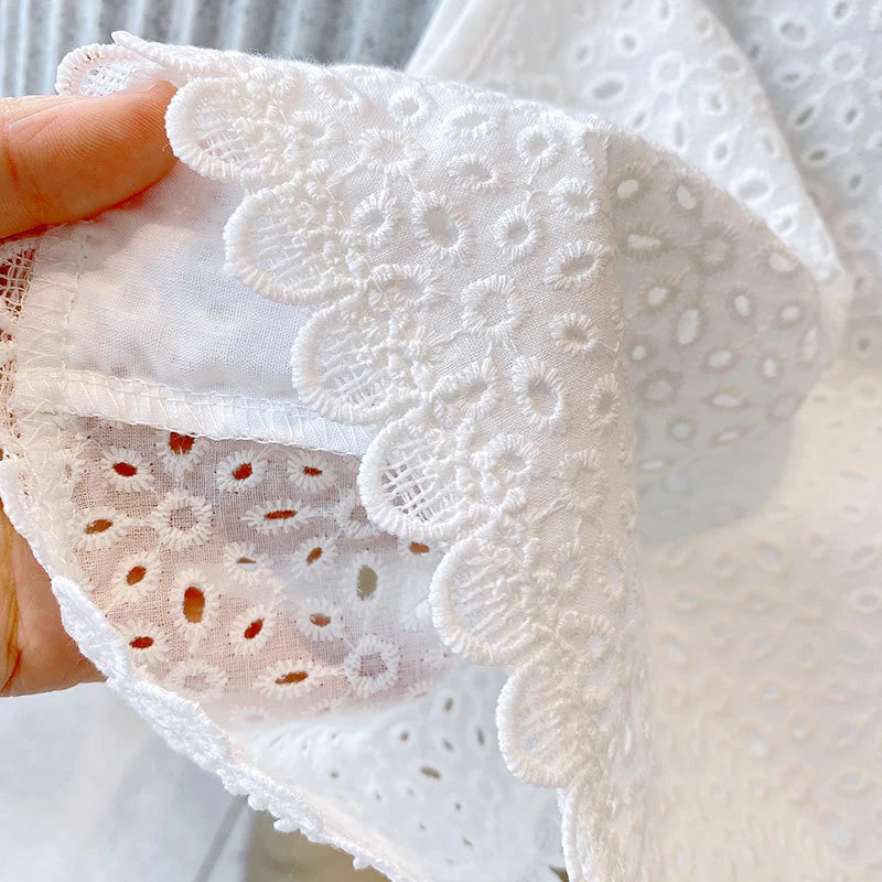 Conjunto Bebê Verão Renda Premium – Leve e Delicado