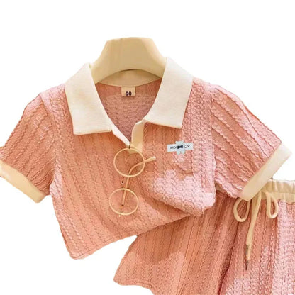 Conjunto Bebê Verão Premium – Blusa e Short Leve com Conforto Total