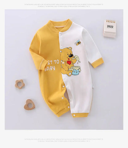 Macacão Bebê Romper 100% Algodão Premium – Macio e Confortável | 0 a 18 meses | Frete Grátis