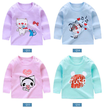 Camiseta Bebê Manga Longa Algodão Premium – Conforto 1 a 2 Anos