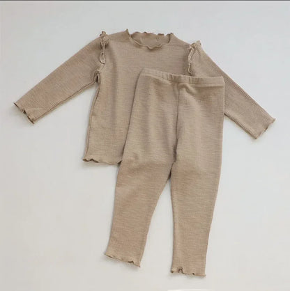 Conjunto Bebê Essencial Premium – Body e Legging em Algodão Penteado / Frete grátis