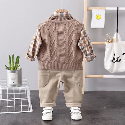 Conjunto Bebê Social Premium 3 Peças – Elegância e Conforto