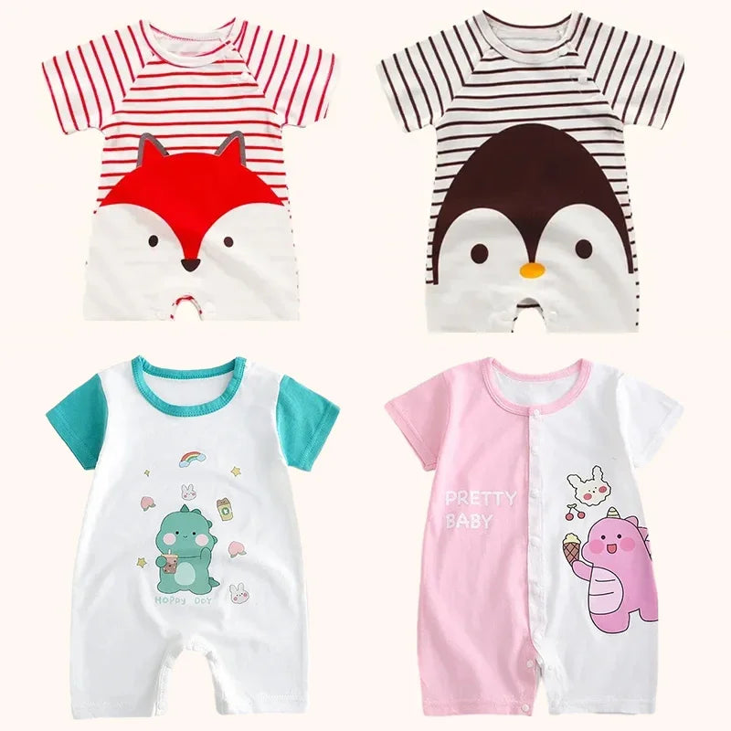 Romper Bebê Algodão Premium – Macio e Respirável