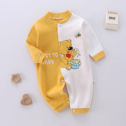 Macacão Bebê Romper 100% Algodão Premium – Macio e Confortável | 0 a 18 meses | Frete Grátis