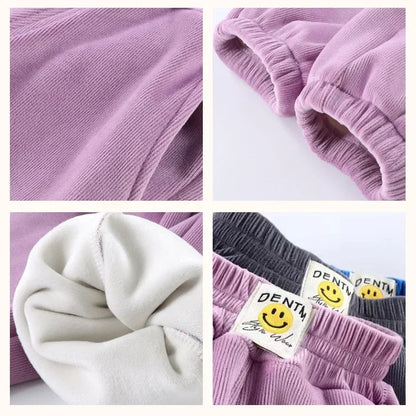 Calça Bebê Térmica Forrada com Veludo – Proteção para Inverno 1 a 2 Anos