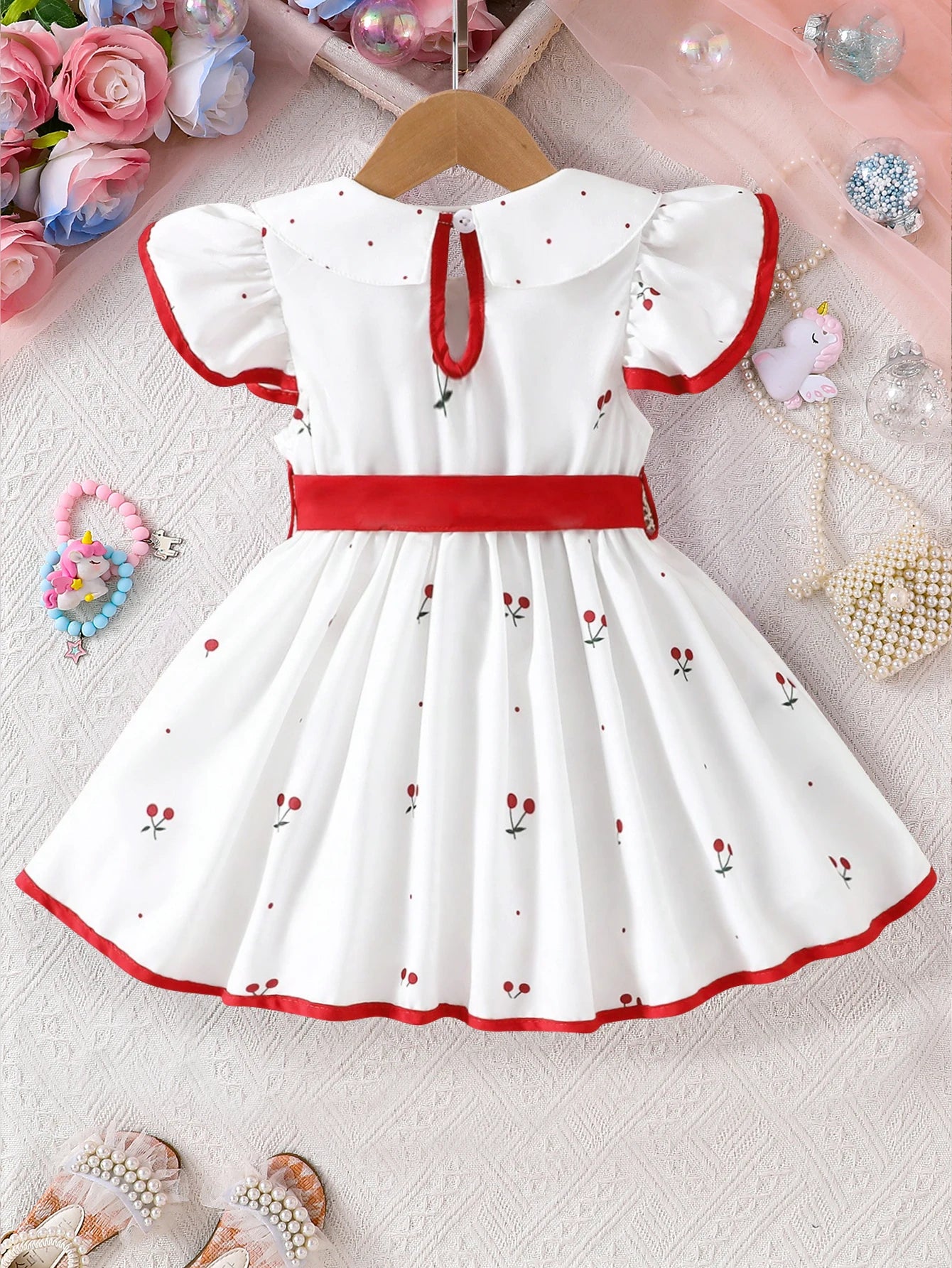 Vestido Bebê Floral Premium – Delicado e Leve para Verão