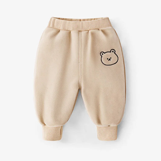 Calça Jogger Infantil Saruel Cartoon – Calça de Moletom Soft Confort (4 a 6 Anos) | Frete Grátis