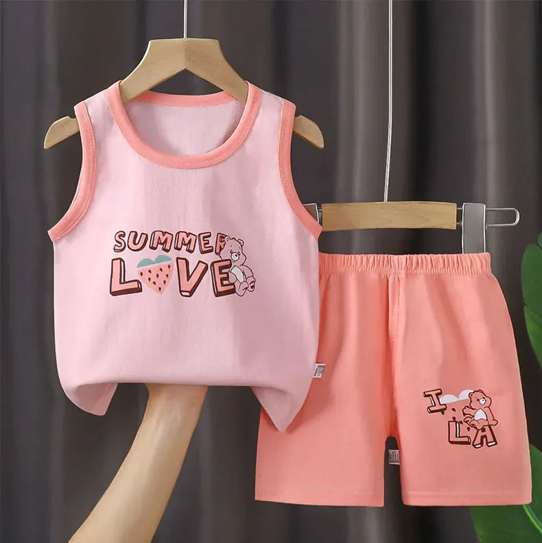Conjunto Bebê Regata Algodão Premium – Leve e Fresco