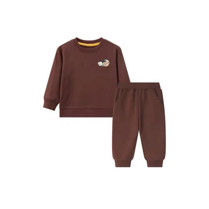 Conjunto Bebê Térmico Premium – Moletom Flanelado para Inverno