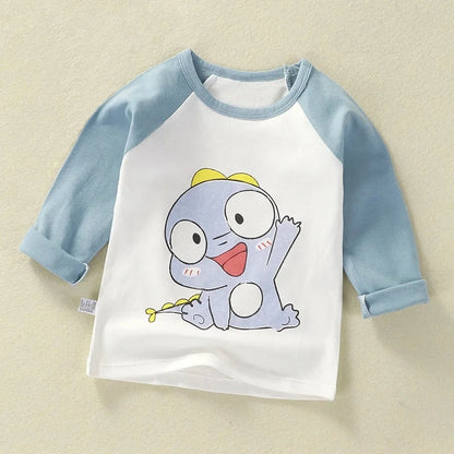 Camiseta Bebê Manga Longa Algodão Premium – Conforto 1 a 2 Anos