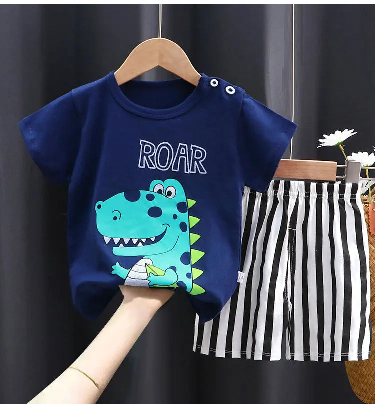 Conjunto Bebê Verão Algodão Premium – Leve e Confortável