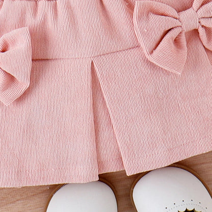 Conjunto Bebê Vintage Premium – Blusa e Saia em Cotelê Delicado