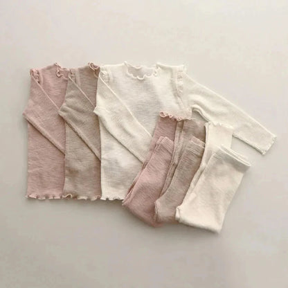 Conjunto Bebê Essencial Premium – Body e Legging em Algodão Penteado / Frete grátis
