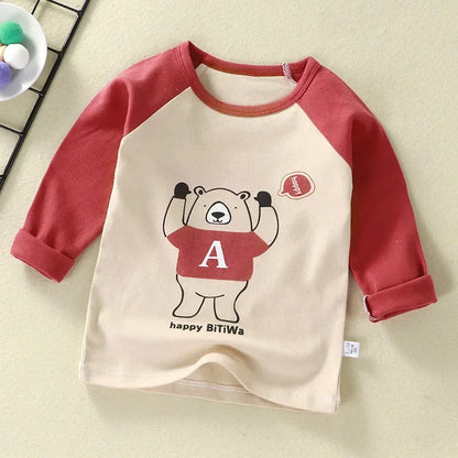 Camiseta Bebê Manga Longa Algodão Premium – Conforto 1 a 2 Anos