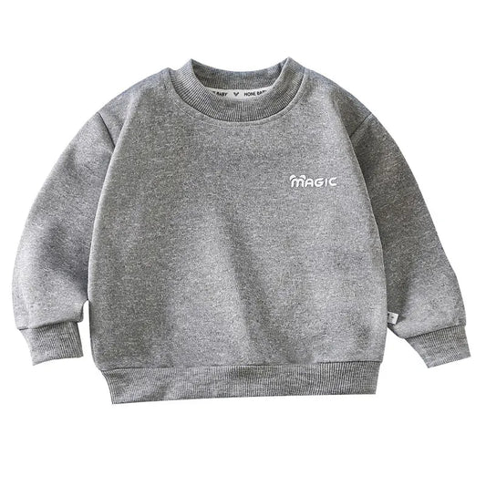 Blusão de Moletom Infantil com Capuz Cartoon – Hoodie Soft Outono/Inverno | Frete Grátis