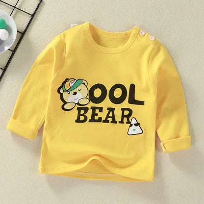 Camiseta Bebê Manga Longa Algodão Premium – Conforto 1 a 2 Anos