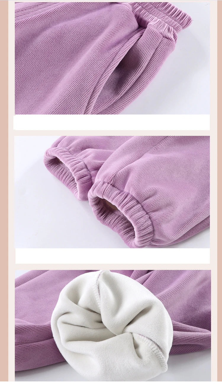 Calça Bebê Térmica Forrada com Veludo – Proteção para Inverno 1 a 2 Anos