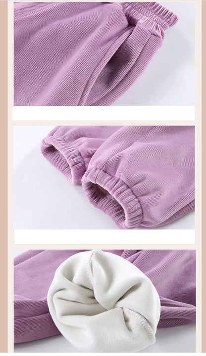 Calça Bebê Térmica Forrada com Veludo – Proteção para Inverno 1 a 2 Anos
