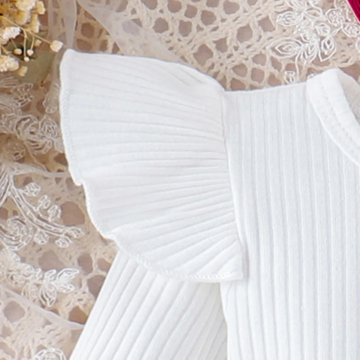 Conjunto Bebê Vintage Premium – Blusa e Saia em Cotelê Delicado