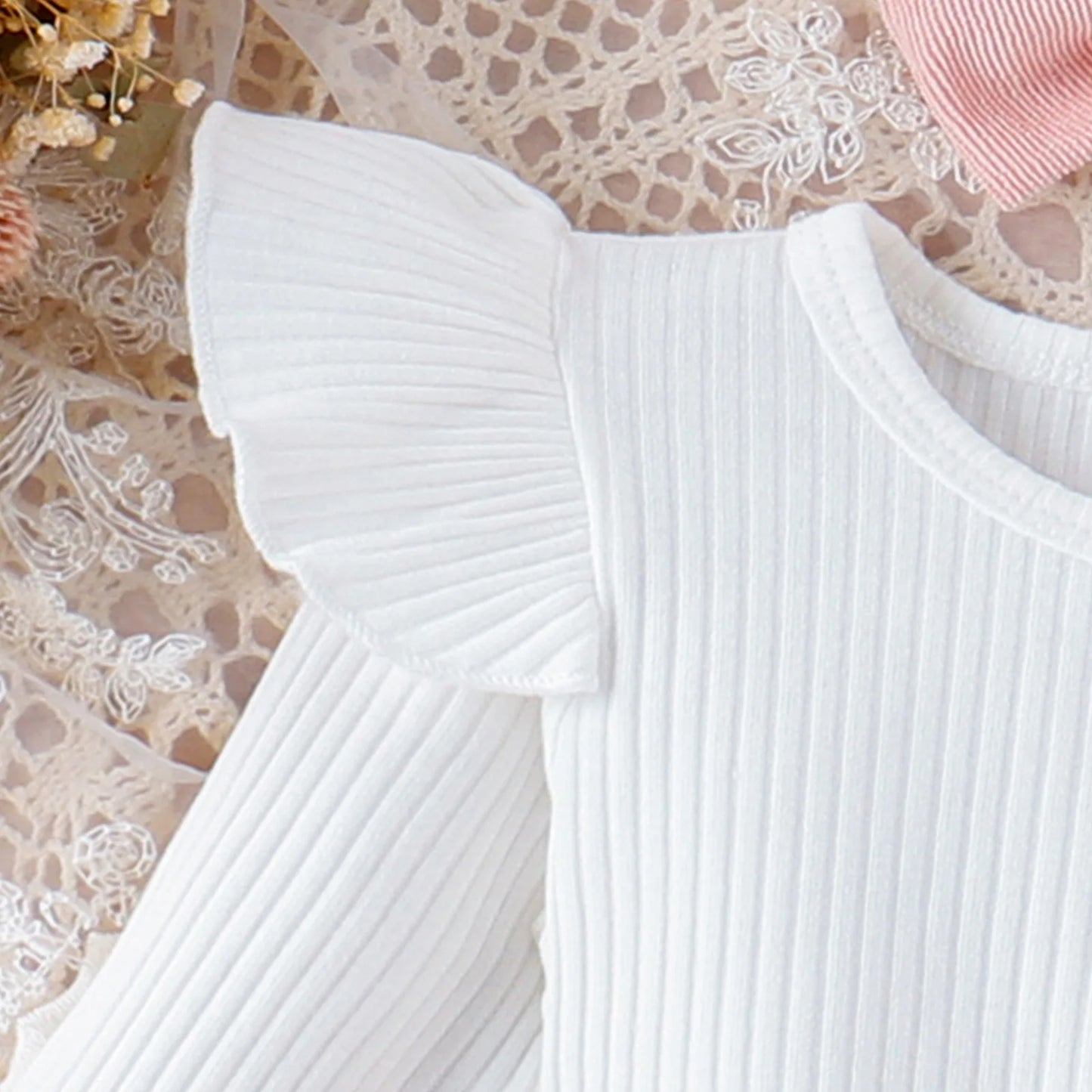 Conjunto Bebê Vintage Premium – Blusa e Saia em Cotelê Delicado