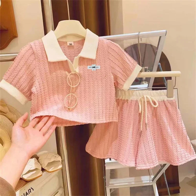 Conjunto Bebê Verão Premium – Blusa e Short Leve com Conforto Total