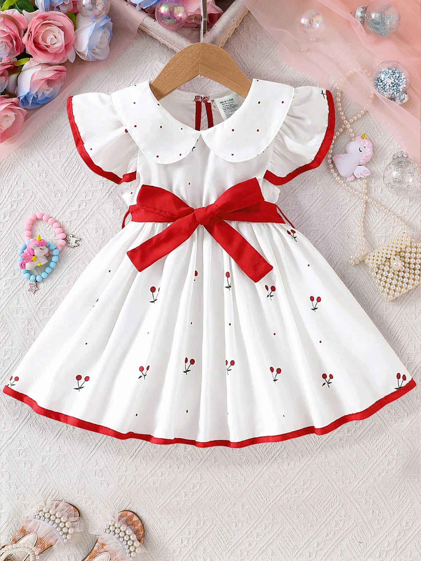 Vestido Bebê Floral Premium – Delicado e Leve para Verão