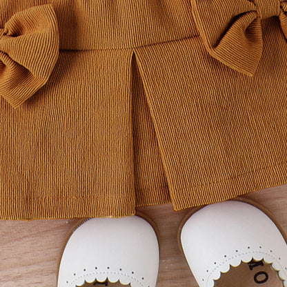 Conjunto Bebê Vintage Premium – Blusa e Saia em Cotelê Delicado