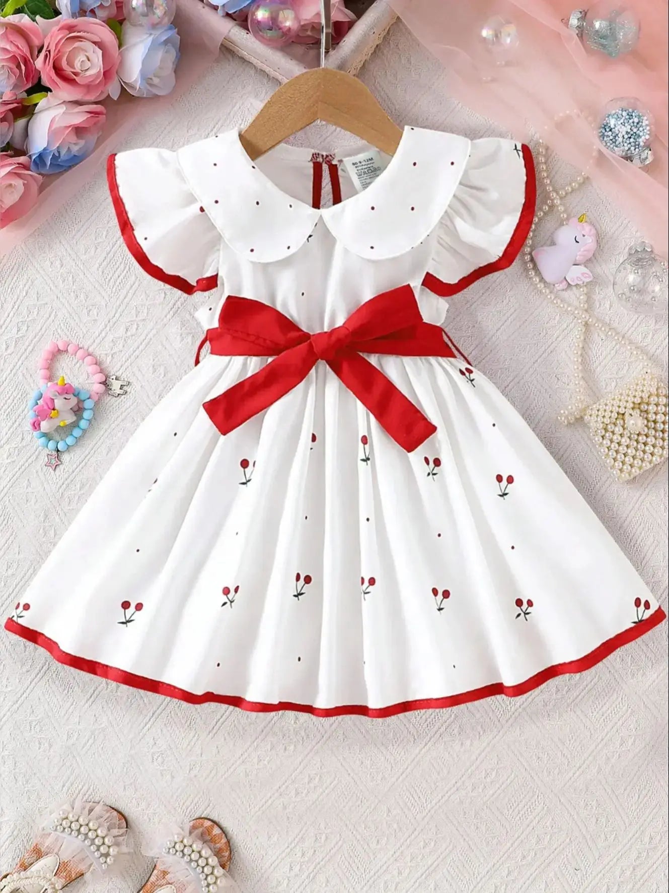 Vestido Bebê Floral Premium – Delicado e Leve para Verão