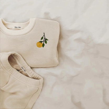 Conjunto Bebê Térmico Premium – Moletom Flanelado para Inverno
