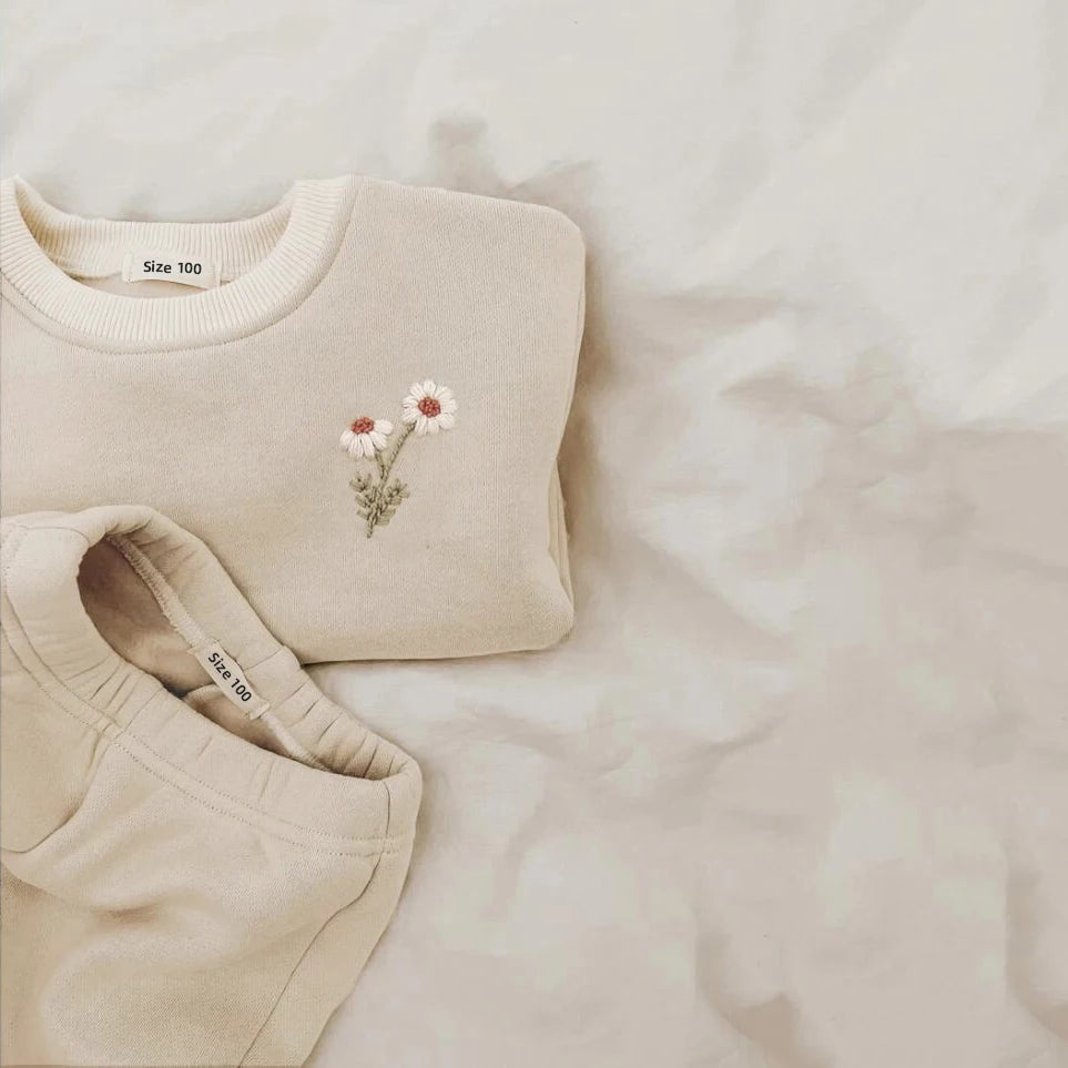 Conjunto Bebê Térmico Premium – Moletom Flanelado para Inverno
