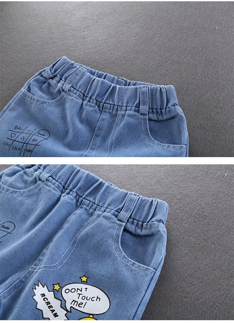 Calça Jeans Bebê Unissex com Cós Elástico – Conforto e Estilo 2 a 3 Anos