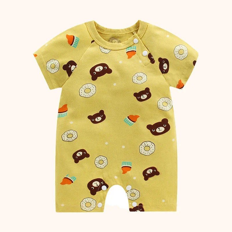 Romper Bebê Algodão Premium – Macio e Respirável