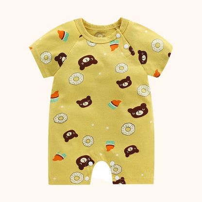 Romper Bebê Algodão Premium – Macio e Respirável