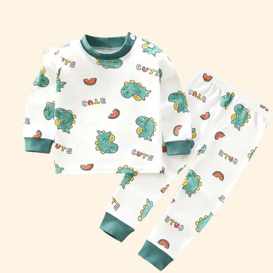 Pijama Bebê Algodão Premium – Conforto Natural 1 a 2 Anos