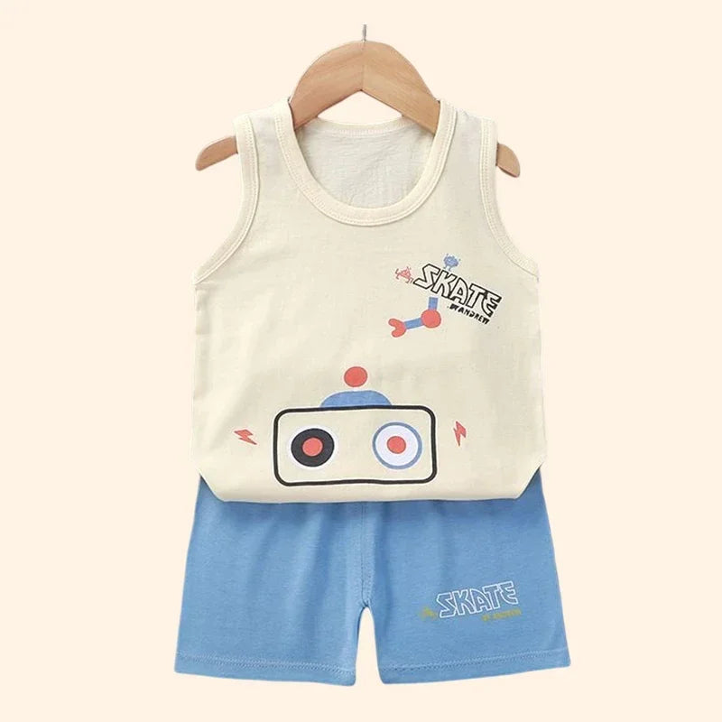 Conjunto Bebê Regata Algodão Premium – Leve e Fresco