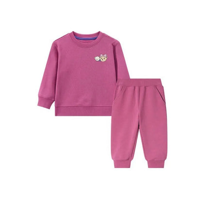 Conjunto Bebê Térmico Premium – Moletom Flanelado para Inverno