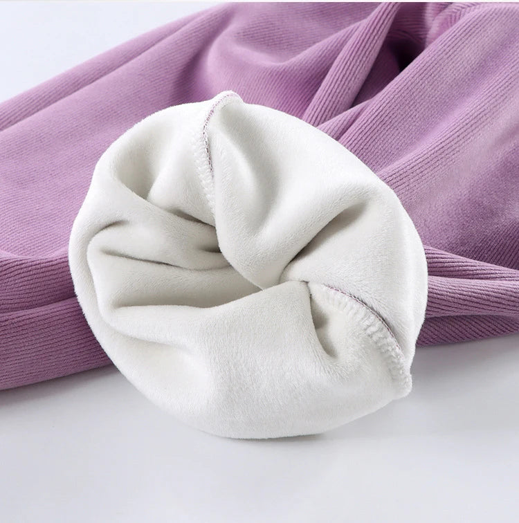 Calça Bebê Térmica Forrada com Veludo – Proteção para Inverno 1 a 2 Anos